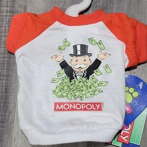 Monopoly Graphic Dog Shirt